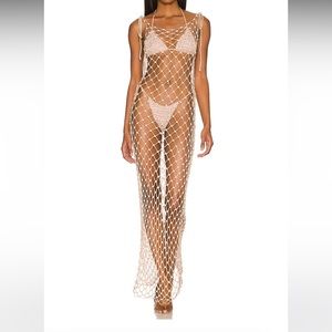 Siren pearl midi dress Tularosa